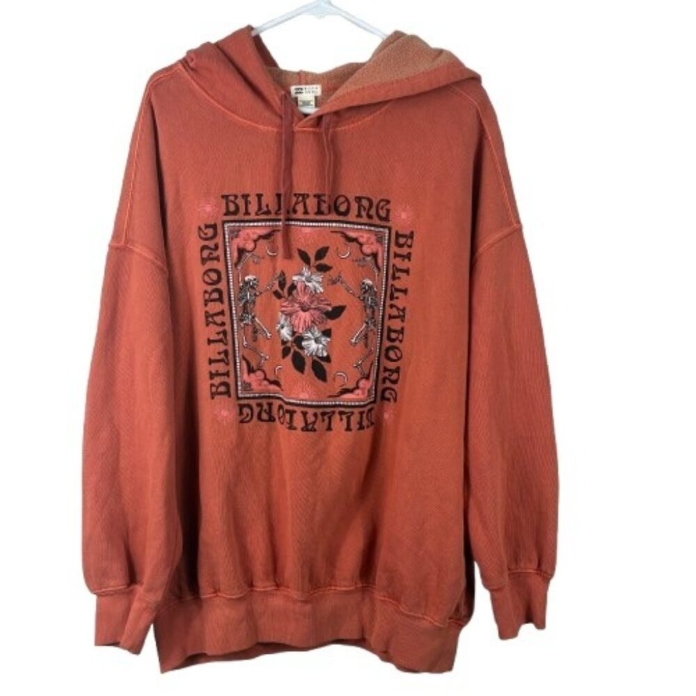 NEW Billabong Women’s Rhythm Hooded Sweatshirt Size Large Streetwear